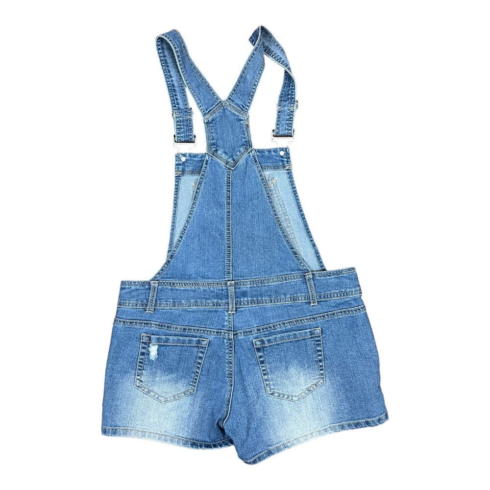 Blue Spice Womens Juniors sz 9 Overalls Shortalls y2k Style Streetwear - Picture 6 of 7